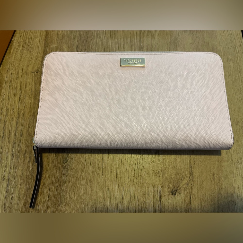 kate spade ballerina pink zippy wallet